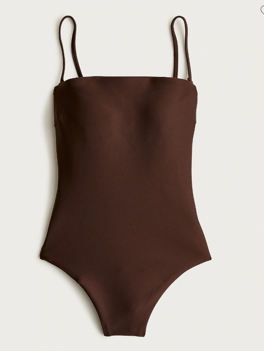 J Crew Gemma bandeau one-piece in Classic Sculpt CI366 Size 10 Brown